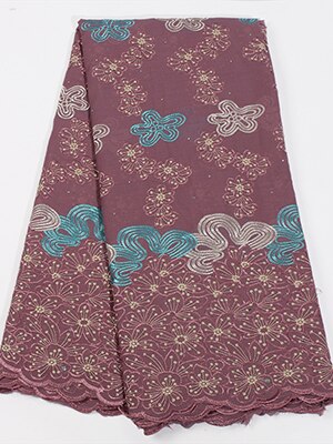 Wax Embroidery Lace Fabric