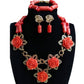 Genuine Coral Edo Bridal Bead Set