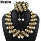Handmade Beaded Dubai Jewelry sets Vintage