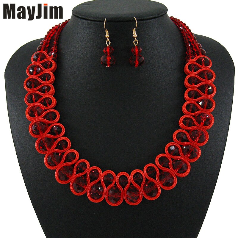 Handmade Crystal Bead Jewelry set