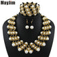 Handmade Beaded Dubai Jewelry sets Vintage