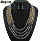 Multi layer chain jewelry Vintage Set