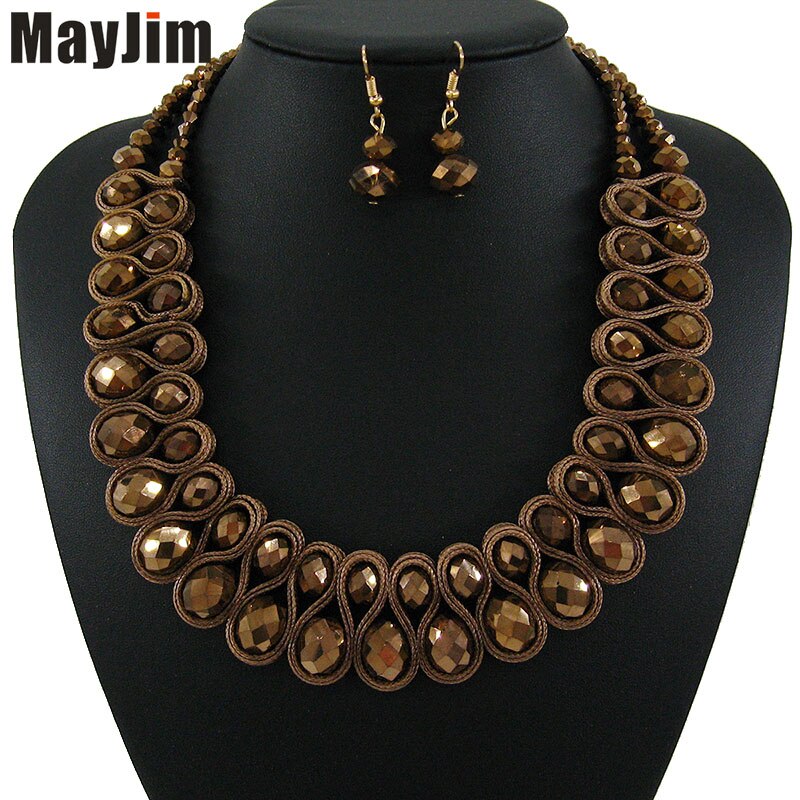 Handmade Crystal Bead Jewelry set