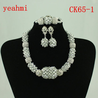 Jewelry Set Crystal Beads Necklace