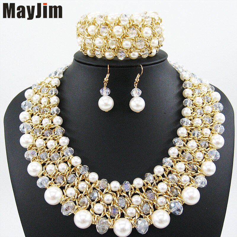 Handmade Beaded Dubai Jewelry sets Vintage