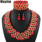 Handmade Beaded Dubai Jewelry sets Vintage