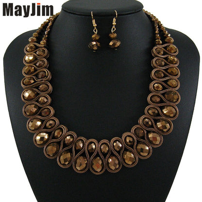 Handmade Crystal Bead Jewelry set