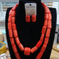 Genuine Coral Edo Bridal Bead Set