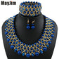 Handmade Beaded Dubai Jewelry sets Vintage