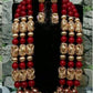 Coral Beads Wedding Jewelry Set For Bride and Groom