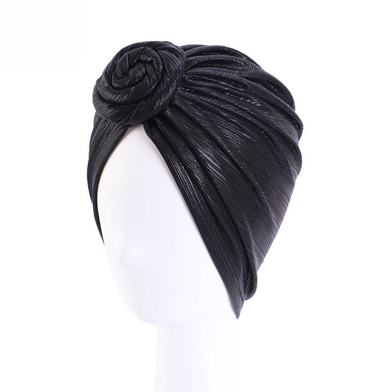 Bronzing retro turban