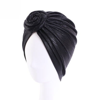 Bronzing retro turban