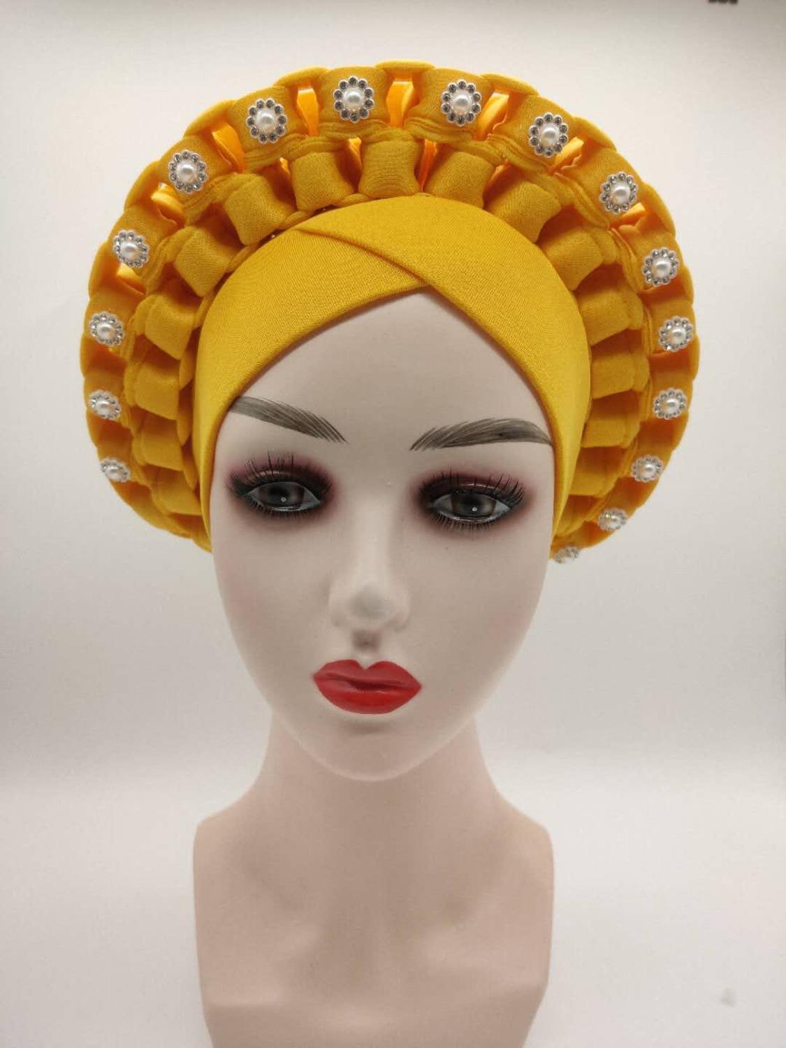 Turban with Accesory Attachment
