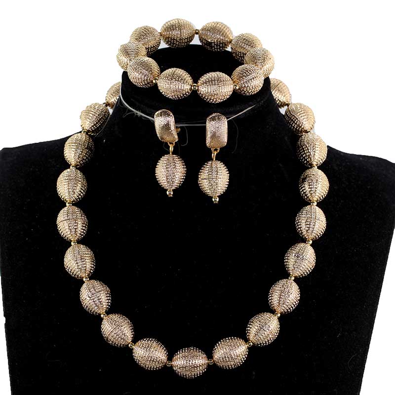 Silver/Gold Beads Jewelry