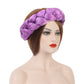 Satin Braided HeadBand With Sequins