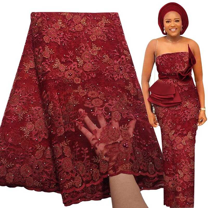 Embroidery Asoebi French Tulle Lace Material