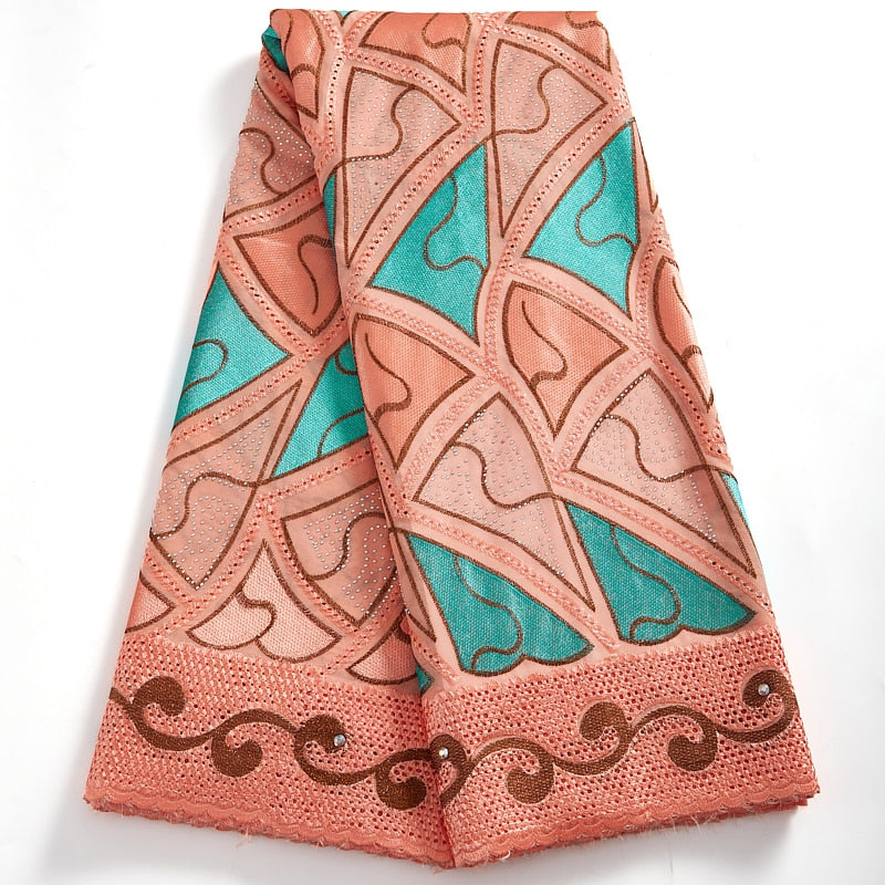 Lace Fabric With Stones