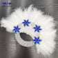 Feather Fan With Stones