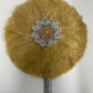 Turkey Feather Hand Fan