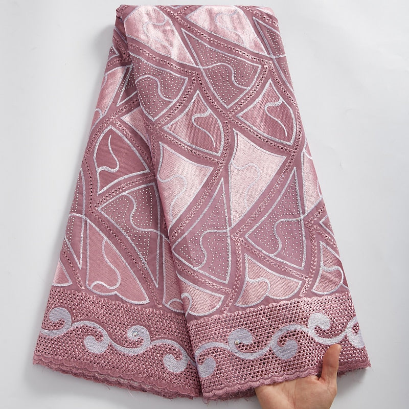Lace Fabric With Stones