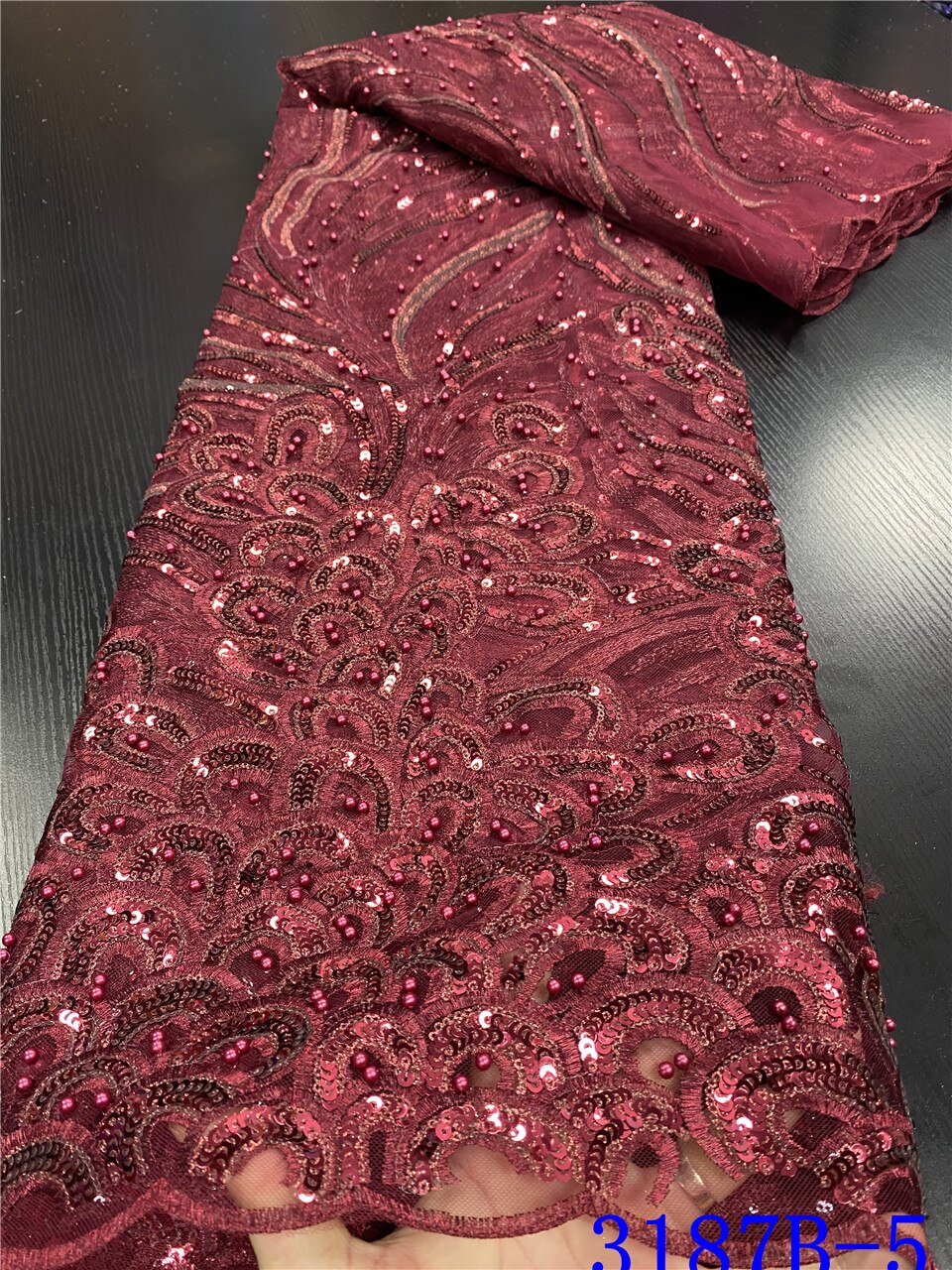 Lace Fabric With Beads