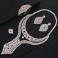 Double Layer Cubic Zircon Chokers Dubai Gold