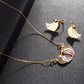 Brazilian Gold Plated Jewelry Sets Italian Style Luxury Pendant
