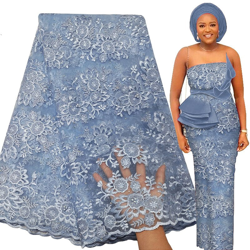 Embroidery Asoebi French Tulle Lace Material