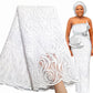 Elegant White Lace Fabric 5 Yards French Tulle Laces