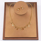 Brazilian Gold Plated Jewelry Sets Italian Style Luxury Pendant