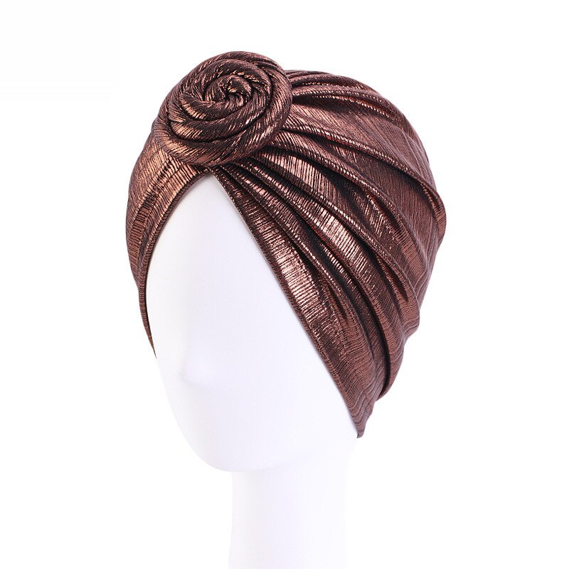 Bronzing retro turban