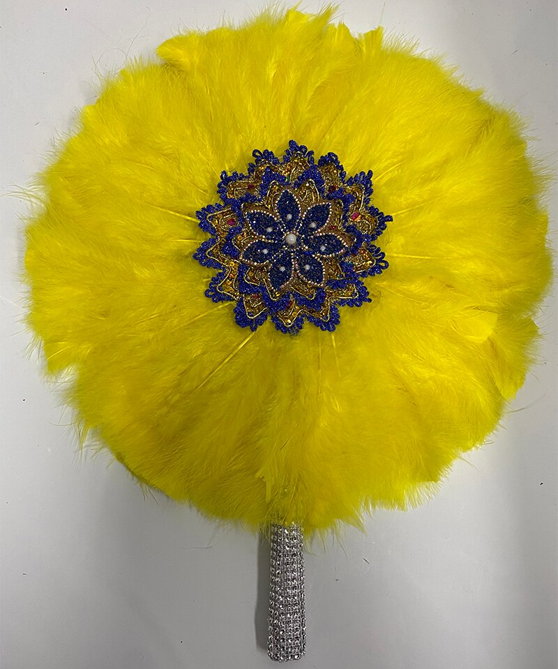 Turkey Feather Hand Fan