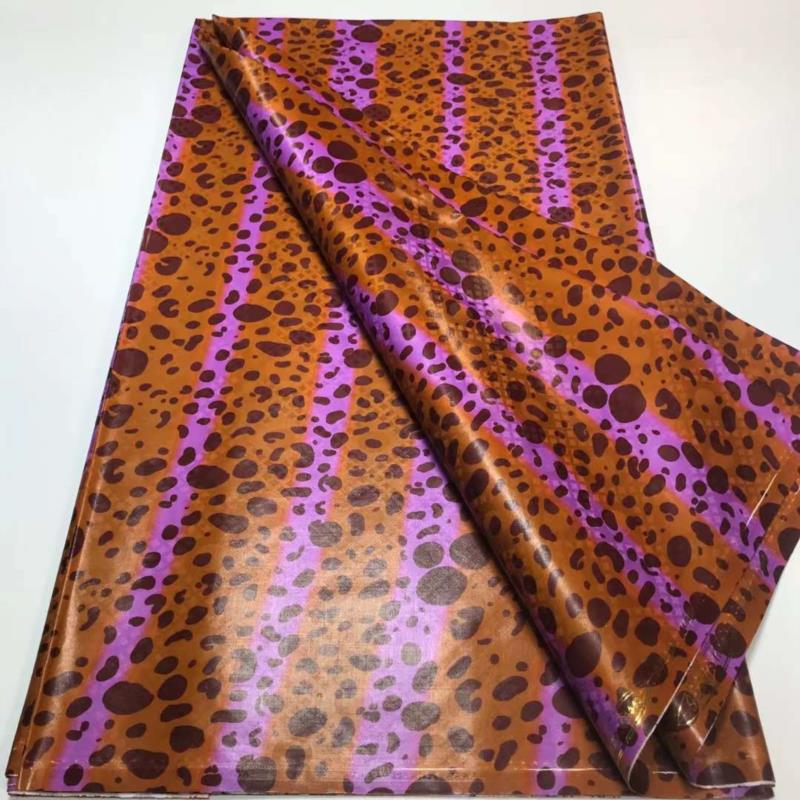 Top Quality Colorful Style African Bazin Riche Fabric Cotton Basin Sewing Guinea Brocade Tissu Africain Nigerian Atiku 5 Yards