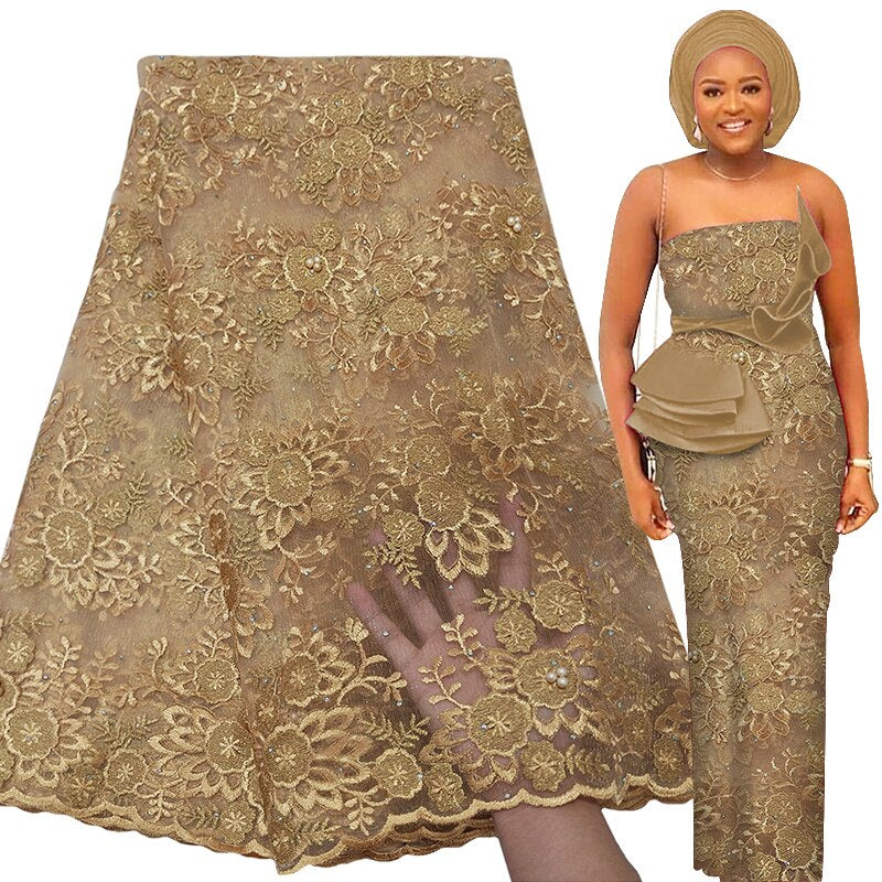 Embroidery Asoebi French Tulle Lace Material