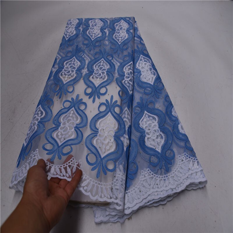 Royal Blue Asoebi Dress | Nigerian Lace Style - PhoenixGoods