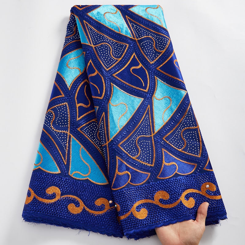 Lace Fabric With Stones
