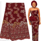 Wax Embroidery Lace Fabric