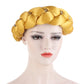 Satin Braided HeadBand With Sequins