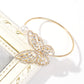 Fashion Rhinestone Big Butterfly Cuff Bracelet For Women Etrendy New Style Personality Bracelets &amp; Bangles