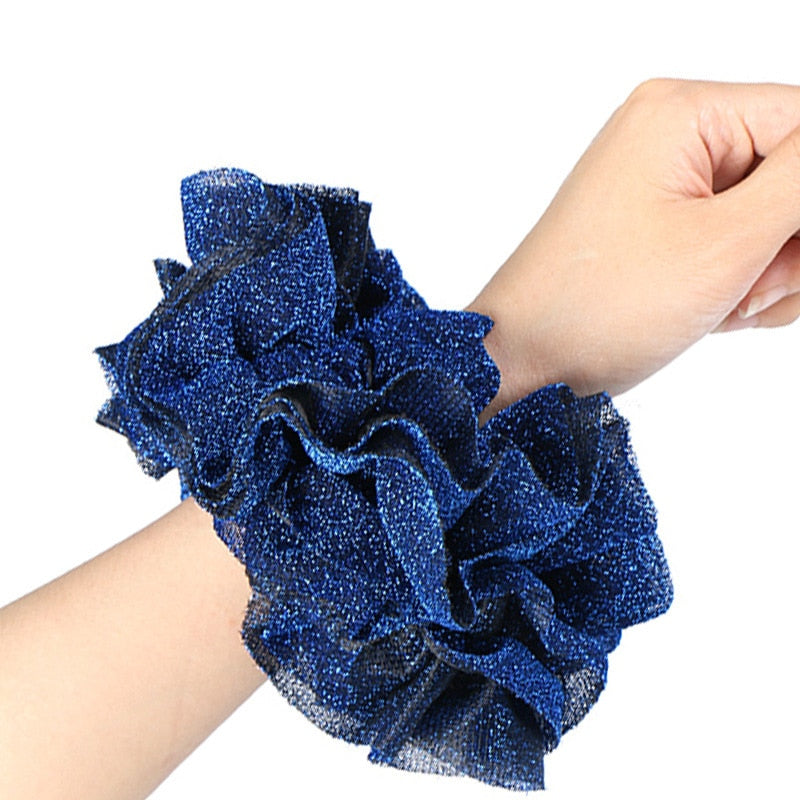 Satin Braided HeadBand With Sequins