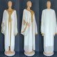 Gold Two-Piece Kaftan Abaya Set – Modest Luxury Dress