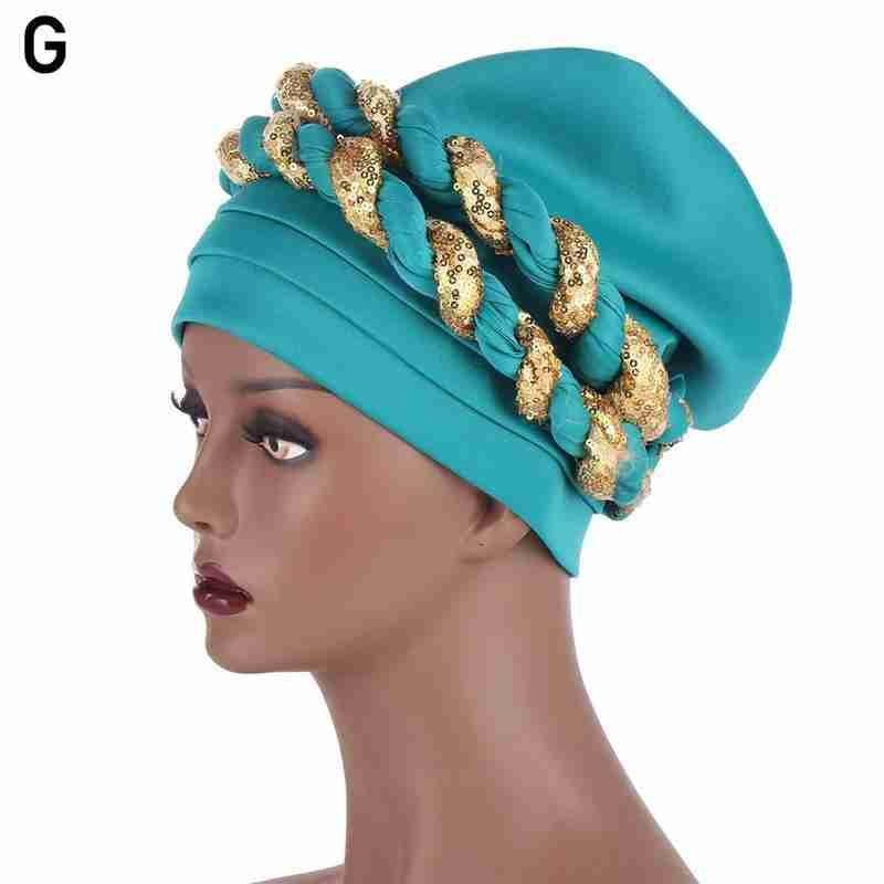 Double Twist Turban Cap