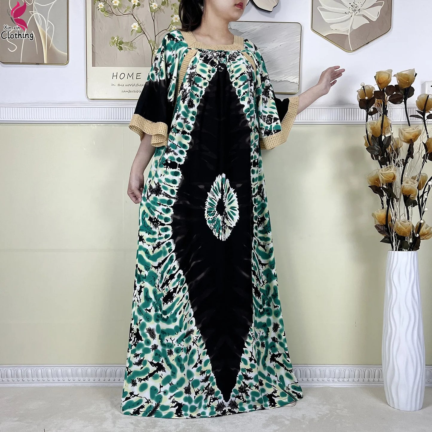 Traditional print Kaftan