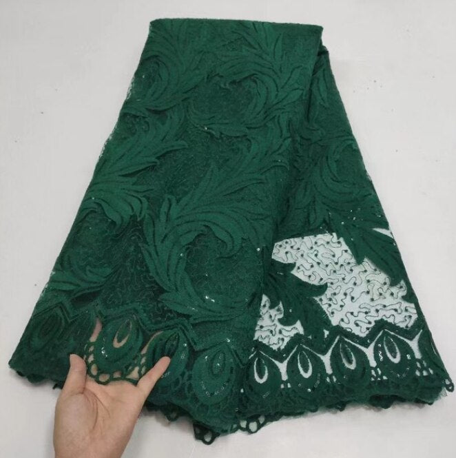 Lace Fabric Sequins 5 Yards