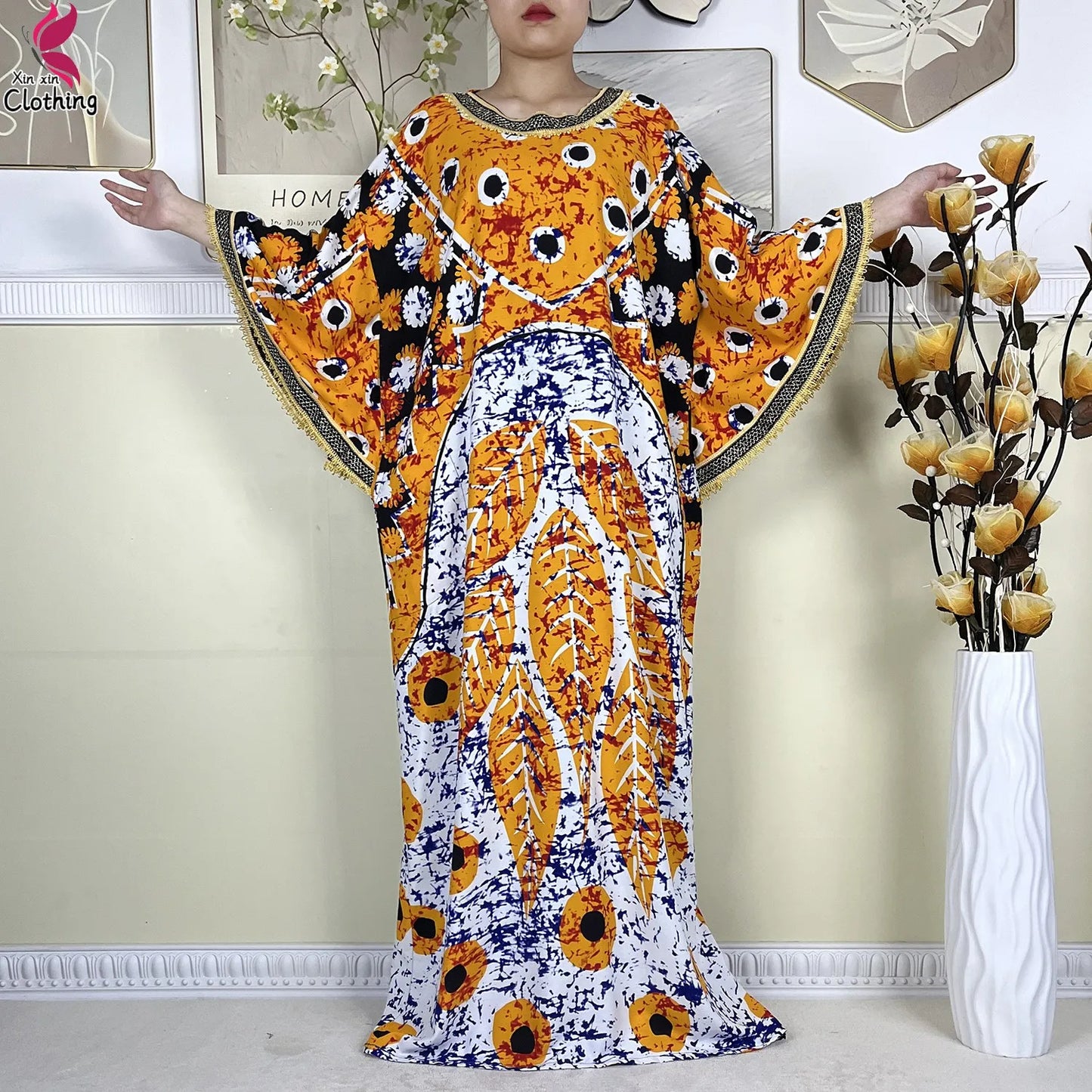 Traditional print Kaftan
