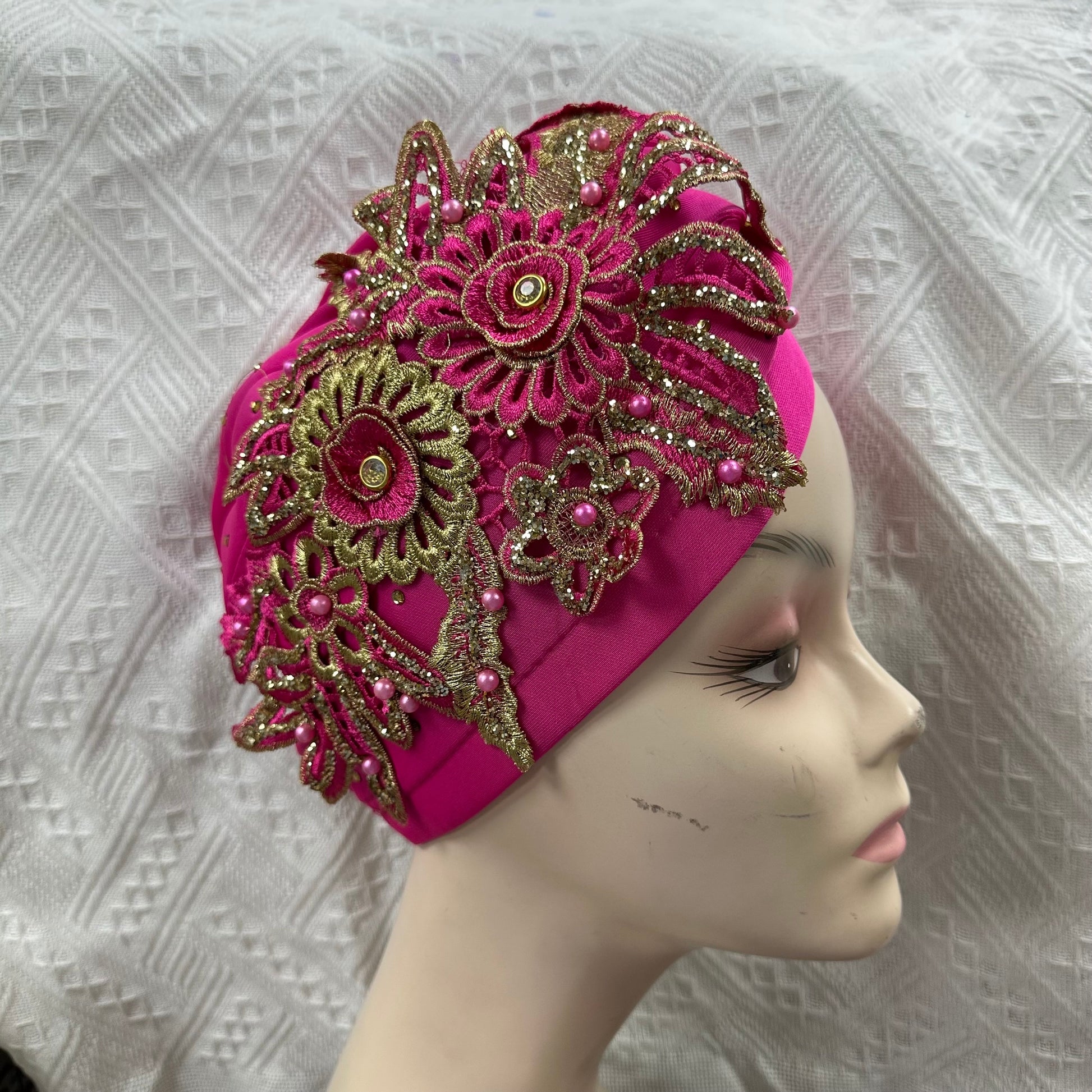 Auto Turban Gele, elegant fashion headwear.