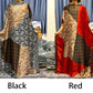 Tropical luxury kaftan dress for women, elegant resort wear with vibrant prints and flowy fabric
