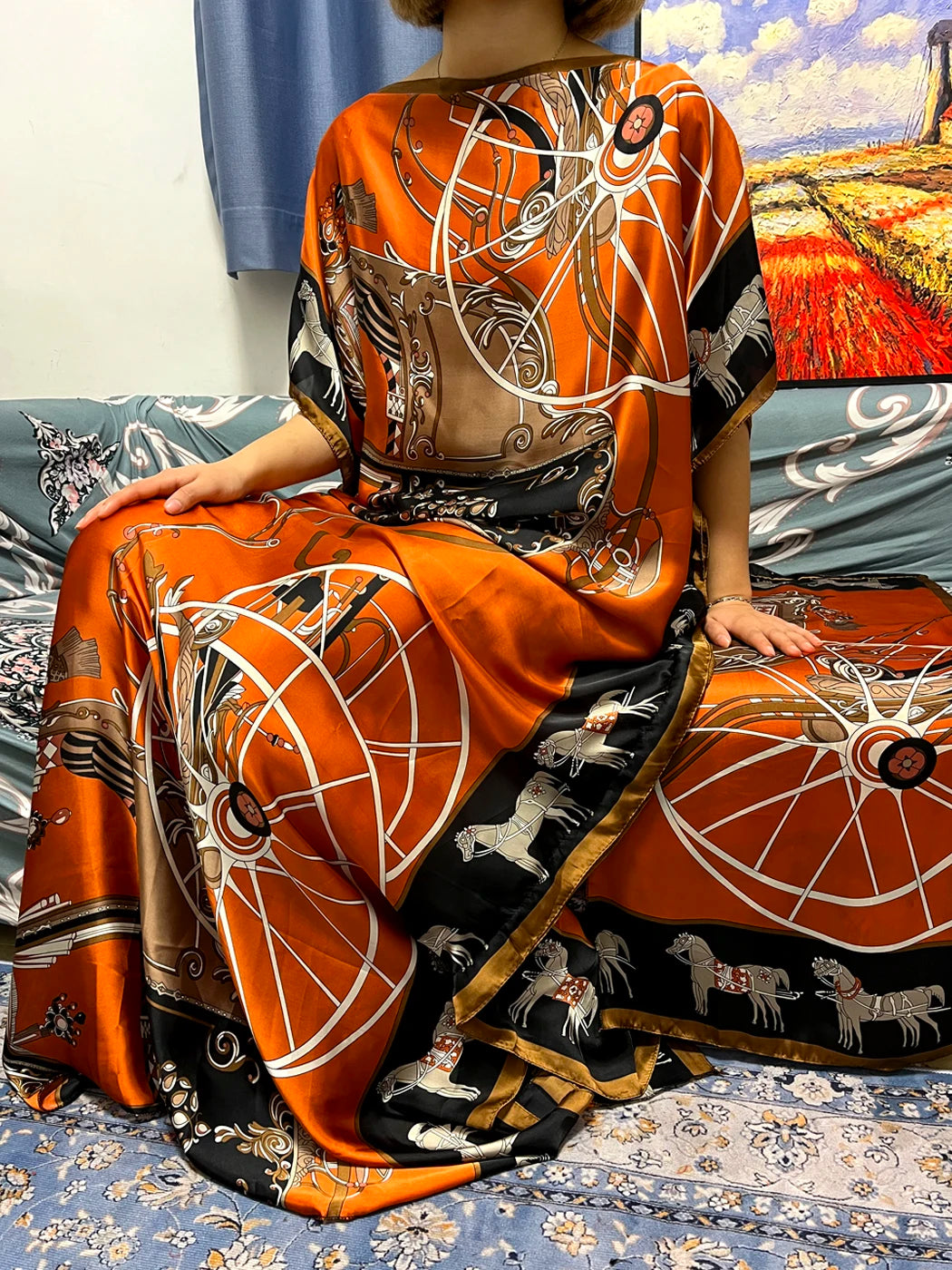 Traditional Silk Print