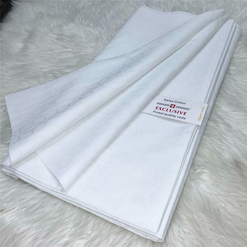 5 Yards Fabrics Soft Atiku Fabric For Men Swiss Material