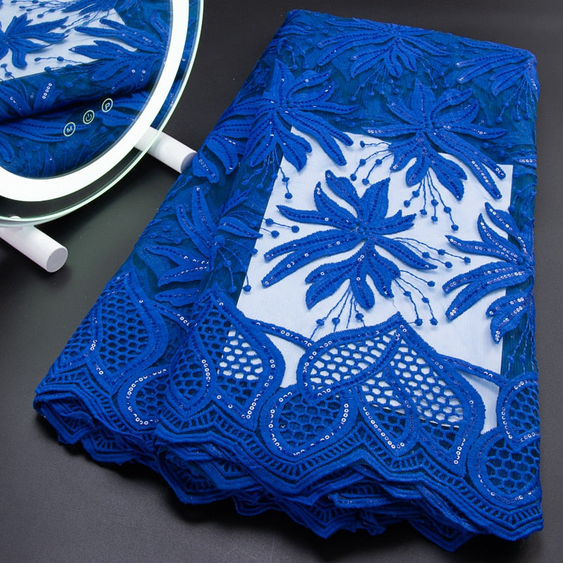 Lace Fabric With Sequins